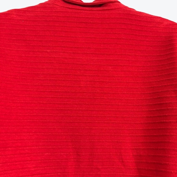 COLDWATER CREEK PETITE Red Knit Lined Jacket sz M - Picture 5 of 12